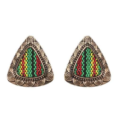 Triangle Alloy Ear Stud