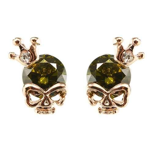 Skull Crown Ear Stud