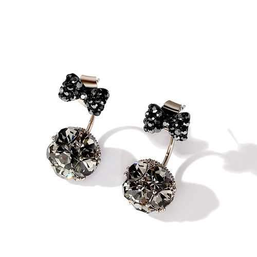 Bowknot Ball Earrings